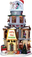 Lemax north pole observatory bewegend kersthuisje Santa's Wonderland 2016 - afbeelding 2