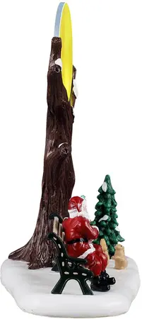 Lemax north pole romance verlicht kerstdorp tafereel Santa's Wonderland 2025 - afbeelding 2