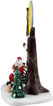 Lemax north pole romance verlicht kerstdorp tafereel Santa's Wonderland 2025 - afbeelding 3