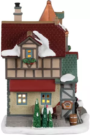 Lemax otto's schnitzelhaus verlicht kersthuisje Vail Village 2023 - afbeelding 2