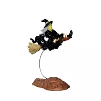 Lemax out-of-control witch halloween figuur Spooky Town 2012