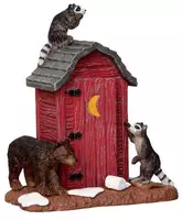 Lemax outhouse marauders kerstdorp accessoire Vail Village 2012