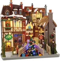 Lemax oxfordshire village verlichte facade Caddington Village 2025 - afbeelding 1