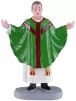 Lemax parish priest kerstdorp figuur type 1 Caddington Village 2020 - afbeelding 1