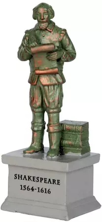 Lemax park statue – shakespeare kerstdorp accessoire 2016