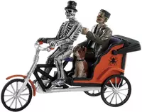 Lemax pedicab ride halloween figuur Spooky Town 2018