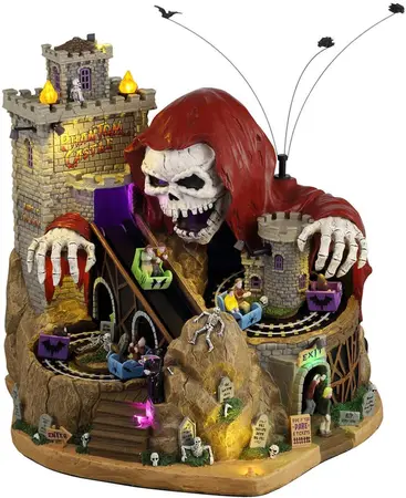 Lemax phantom castle bewegend huisje Spooky Town 2024 - afbeelding 1