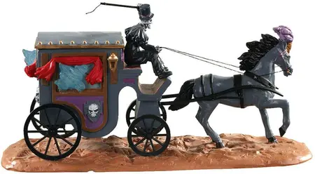 Lemax phantom coach tafereel Spooky Town 2020 - afbeelding 4