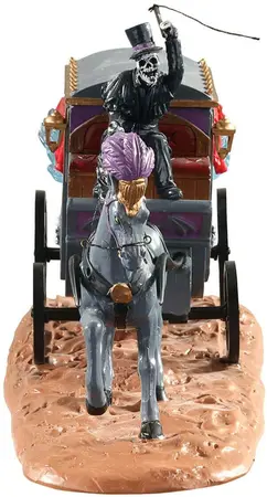 Lemax phantom coach tafereel Spooky Town 2020 - afbeelding 2