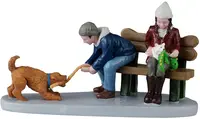 Lemax playful pups kerstdorp figuur type 4 2025 - afbeelding 2