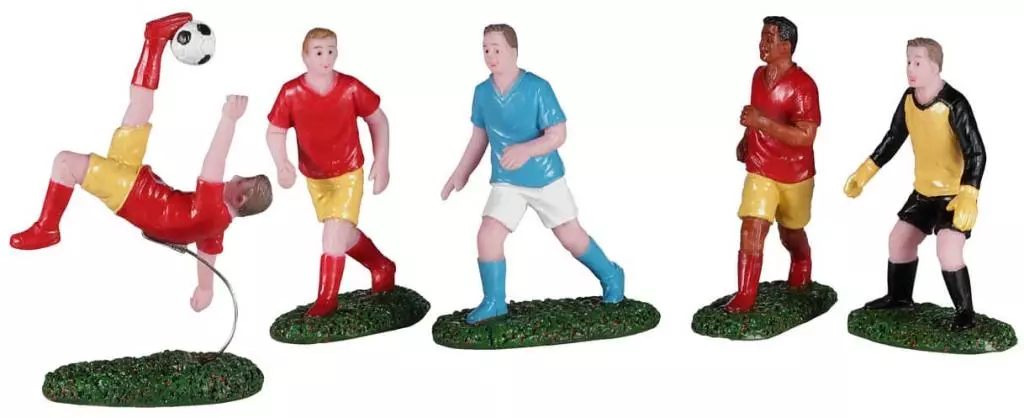 Lemax playing soccer s/5 kerstdorp figuur type 6 2020