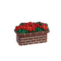 Lemax poinsettia planter kerstdorp accessoire 2024