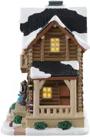 Lemax pop's cabin verlicht kersthuisje Vail Village 2020 - afbeelding 3