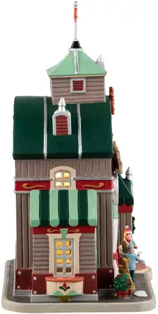 Lemax pop-up christmas cookie shop verlicht kersthuisje Caddington Village 2025 - afbeelding 3