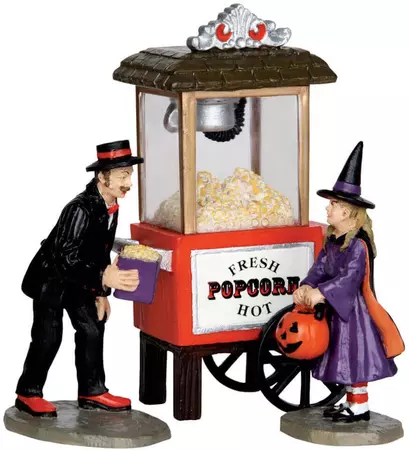Lemax popcorn treats, set of 3 halloween figuur Spooky Town 2013