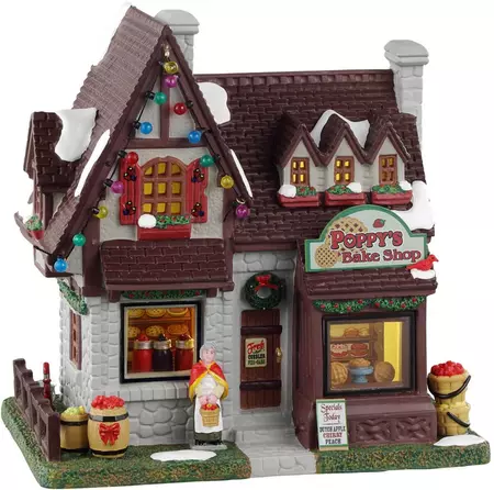 Lemax poppy's bakeshop kersthuisje Caddington Village  2023 - afbeelding 1