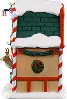 Lemax prancer's den, verlicht kerstdorp tafereel Santa's Wonderland 2025 - afbeelding 4
