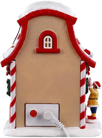 Lemax prancer's den, verlicht kerstdorp tafereel Santa's Wonderland 2025 - afbeelding 5