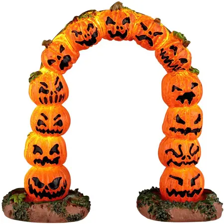 Lemax pumpkin arch verlichte accessoire Spooky Town 2026