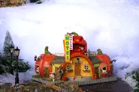 Lemax pumpkin hollow motel verlicht huisje Spooky Town 2024 - afbeelding 4