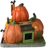 Lemax pumpkin hollow motel verlicht huisje Spooky Town 2024 - afbeelding 3