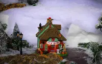 Lemax pumpkin patch party verlicht huisje Spooky Town 2024 - afbeelding 4