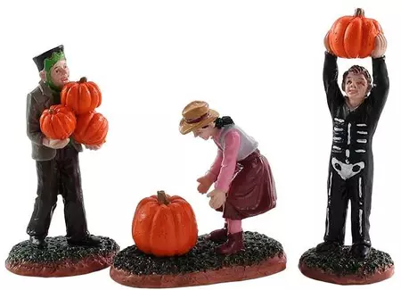 Lemax pumpkin pickers s/3 halloween figuur Spooky Town 2018