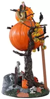 Lemax pumpkin tree house verlicht tafereel Spooky Town 2021 - afbeelding 2