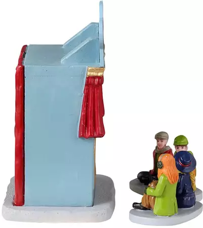 Lemax puppet theatre, set of 3 kerstdorp tafereel Caddington Village 2023 - afbeelding 3