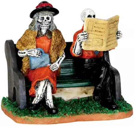 Lemax really late train halloween figuur Spooky Town 2014