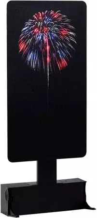Lemax red, white & blue fireworks verlichte kerstdorp accessoire 2018