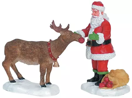 Lemax reindeer treats s/2 kerstdorp figuur type 3 Santa's Wonderland 2006