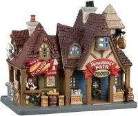 Lemax renaissance fair shops verlicht kersthuisje Caddington Village 2024 - afbeelding 1