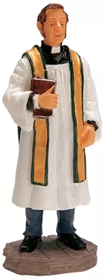Lemax reverend smythe kerstdorp figuur type 1 2002