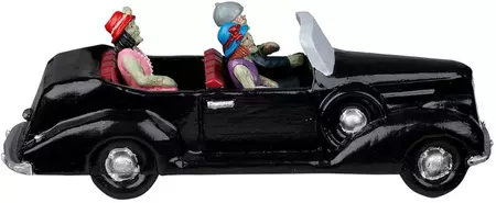 Lemax roaring roadster tafereel Spooky Town 2023 - afbeelding 4
