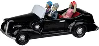 Lemax roaring roadster tafereel Spooky Town 2023 - afbeelding 1