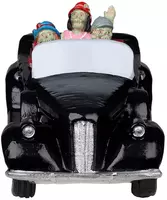 Lemax roaring roadster tafereel Spooky Town 2023 - afbeelding 2