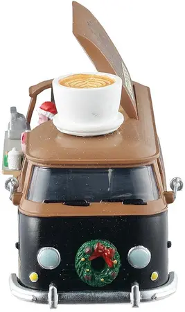 Lemax rolling roasters coffee kerstdorp tafereel 2025 - afbeelding 4