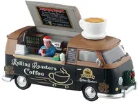 Lemax rolling roasters coffee kerstdorp tafereel 2025 - afbeelding 1