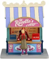 Lemax rosette's dessert bar verlicht kerstdorp tafereel Caddington Village 2023 - afbeelding 5