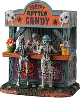 Lemax rotten candy stand tafereel Spooky Town 2023 - afbeelding 1