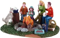 Lemax s'more family fun kerstdorp tafereel Harvest Crossing 2020 - afbeelding 1