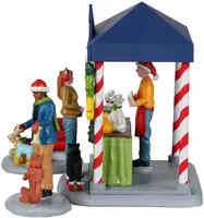 Lemax santa claws & paws, set of 3 kerstdorp tafereel Caddington Village 2023 - afbeelding 3