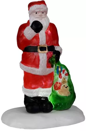 Lemax santa's here verlichte kerstdorp accessoire Santa's Wonderland 2022