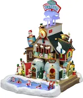 Lemax santa's hot springs oasis bewegende attractie Santa's Wonderland 2026