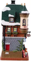Lemax santa's list toy shop verlicht kersthuisje Caddington Village 2022 - afbeelding 2
