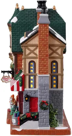 Lemax santa's list toy shop verlicht kersthuisje Caddington Village 2022 - afbeelding 3