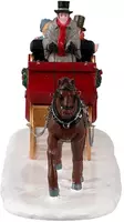 Lemax scenic sleigh ride kerstdorp tafereel Caddington Village 2023 - afbeelding 3
