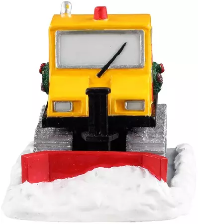 Lemax serious snowplow kerstdorp tafereel Vail Village 2021 - afbeelding 2