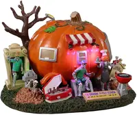 Lemax shinbone family reunion verlicht huisje Spooky Town 2022